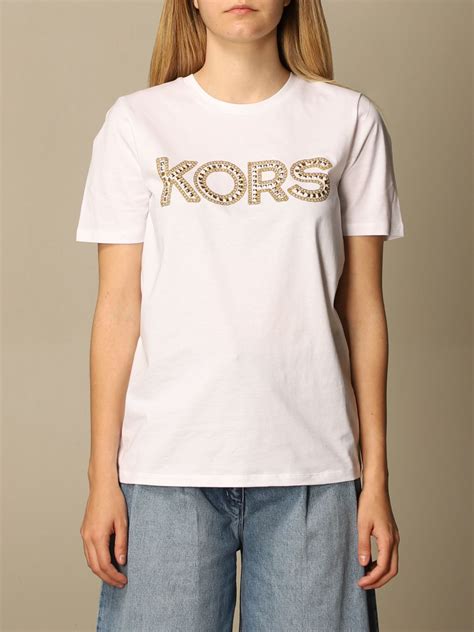 michael kors white shirt gold logo|Michael Kors Men's Shirts .